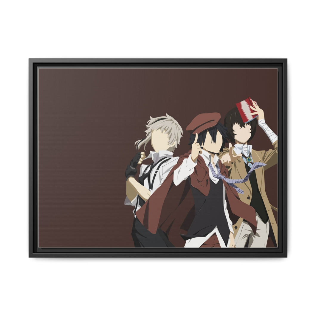 Atsushi - Ranpo - Dazai | Bungou Stray Dogs Canvas Framed Art Print