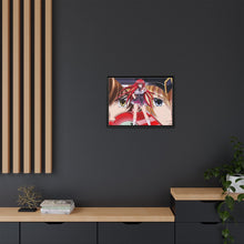 Load image into Gallery viewer, High School DxD Rias Gremory, Issei Hyoudou, Yuuto Kiba, Ddraig Canvas Framed Art Print
