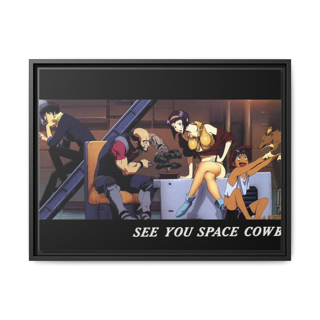 Anime Cowboy Bebop Canvas Framed Art Print