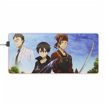 Load image into Gallery viewer, Kirito and Klein RGB LED Mouse Pad (Desk Mat)
