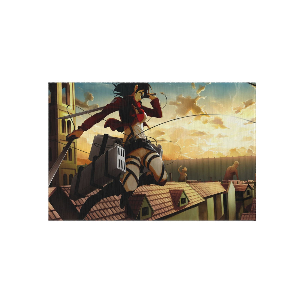 Shingeki no Kyojin - Mikasa Ackerman Rug