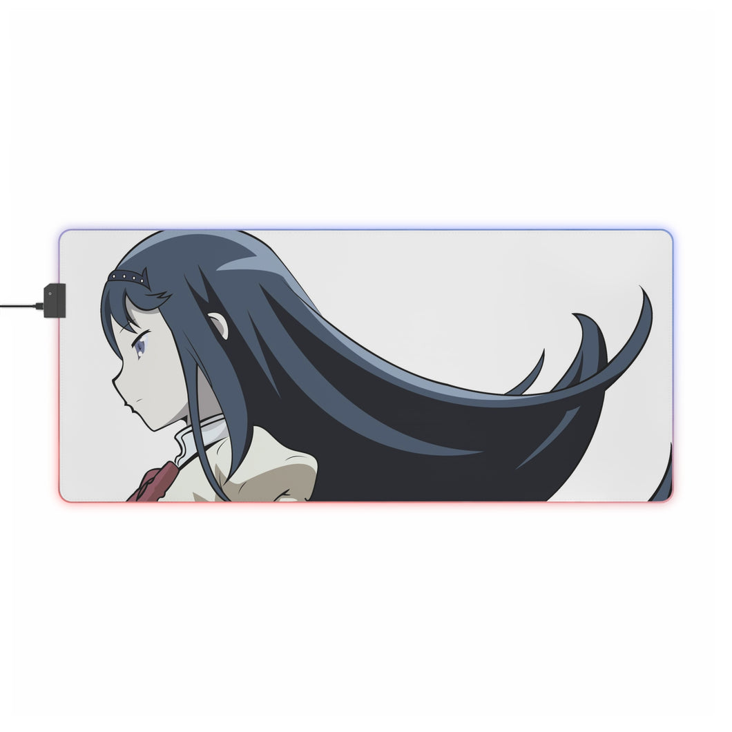 Puella Magi Madoka Magica Homura Akemi RGB LED Mouse Pad (Desk Mat)