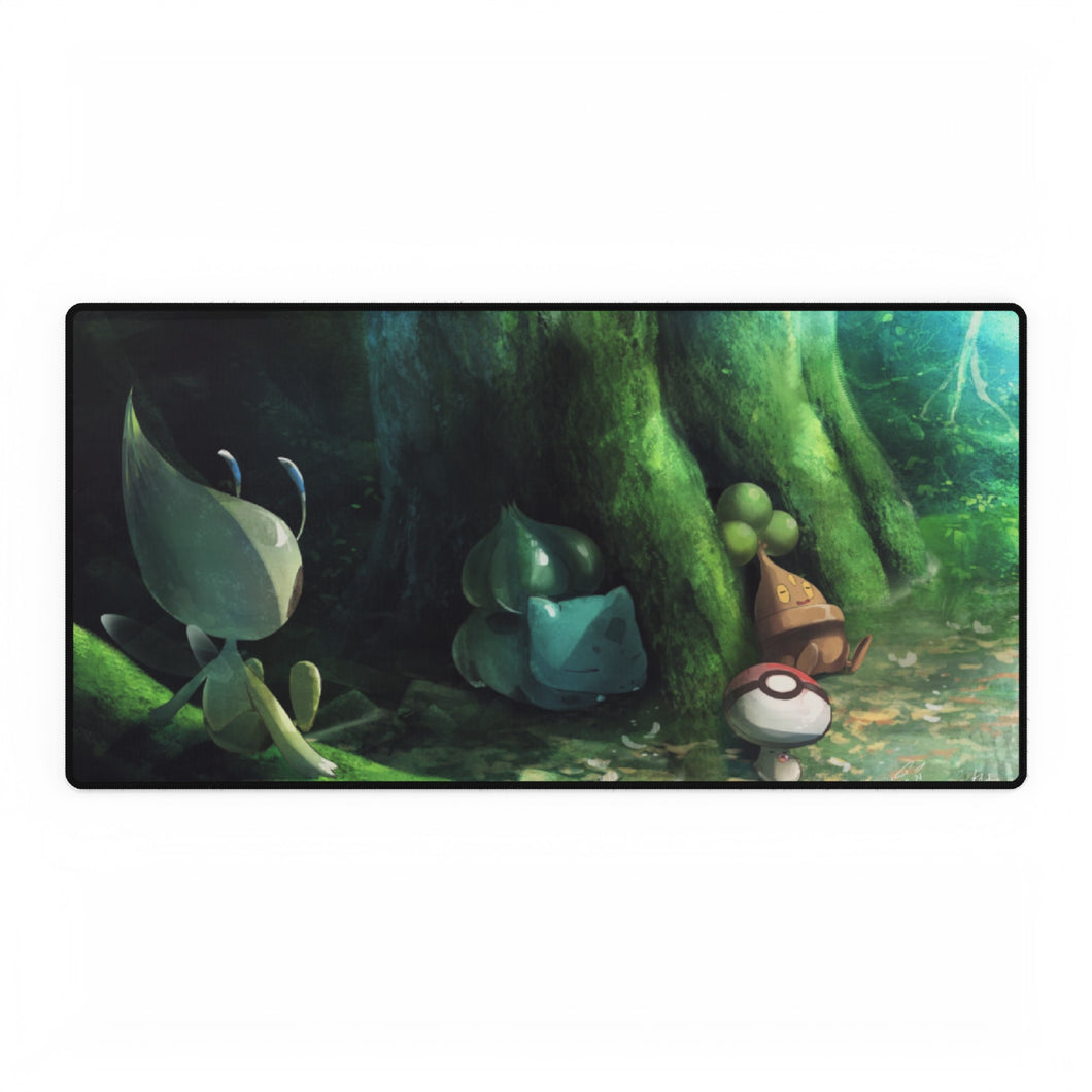Pokemon Napping in the Forest Mouse Pad (Desk Mat)