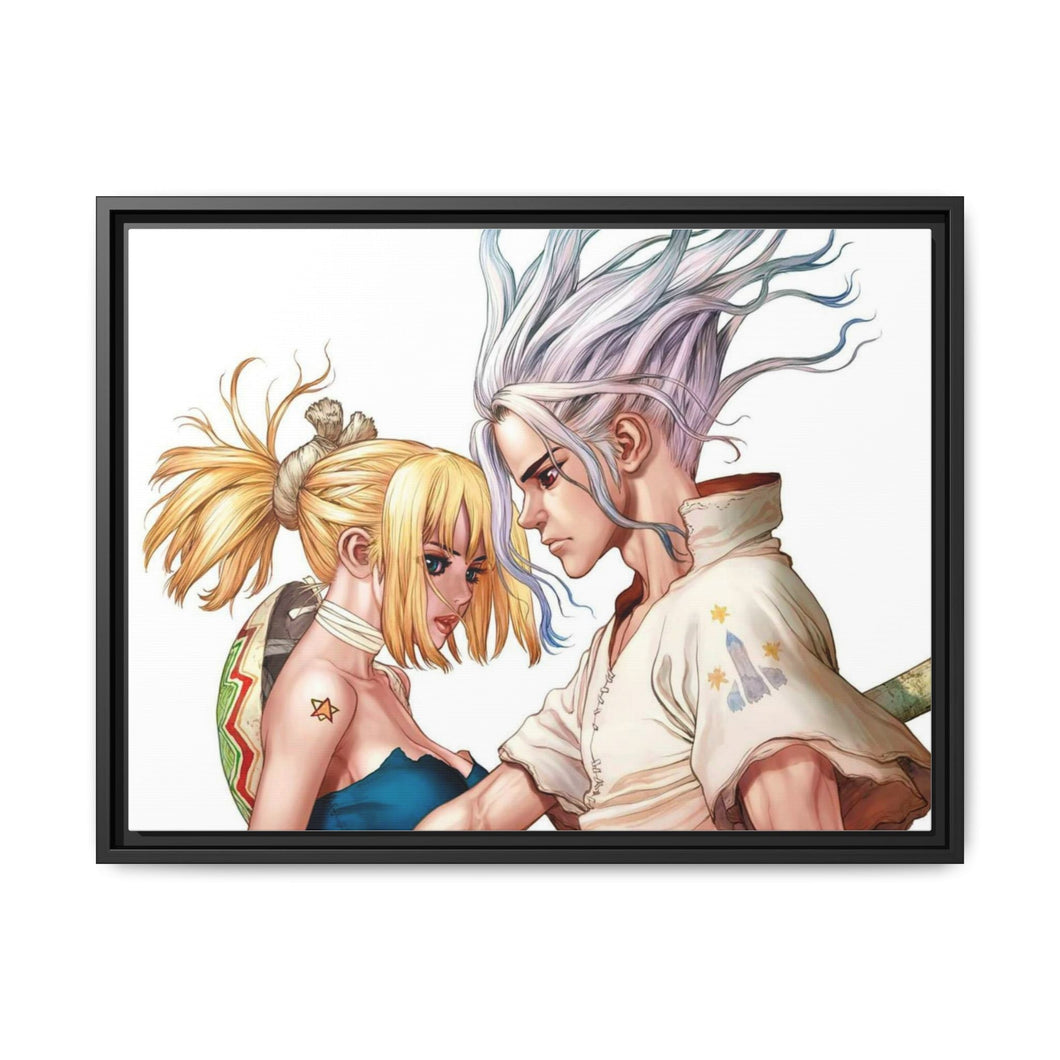 Anime Dr. Stone Canvas Framed Art Print
