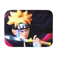 Load image into Gallery viewer, Boruto Uzumaki Sherpa Blanket
