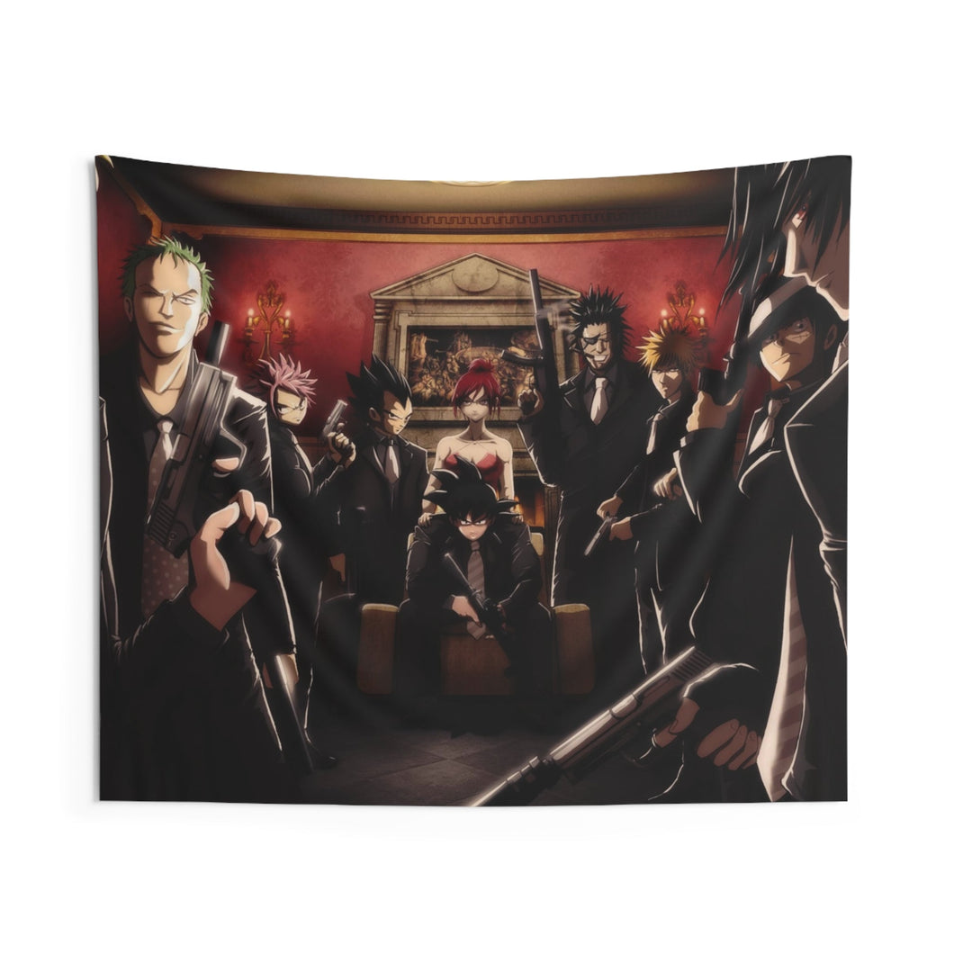 Anime Crossover Indoor Wall Tapestry
