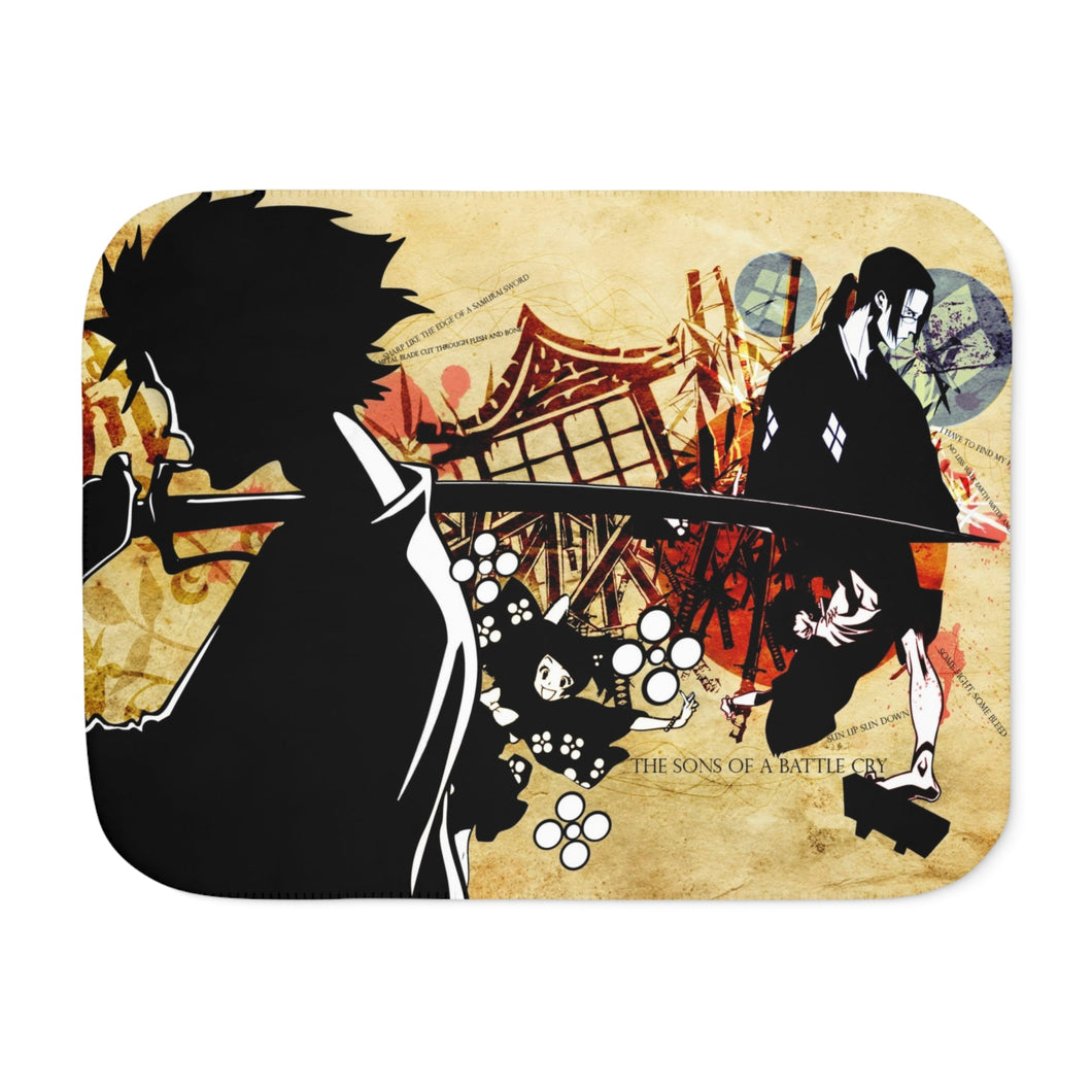 Anime Samurai Champloo Sherpa Blanket
