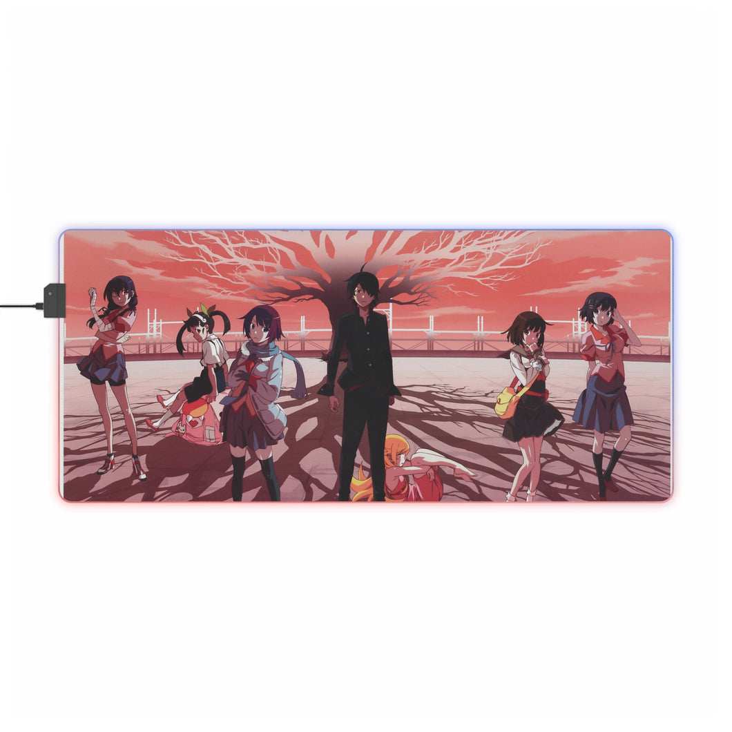 Monogatari (Series) RGB LED Mouse Pad (Desk Mat)