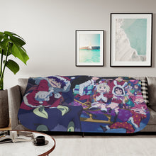 Load image into Gallery viewer, Blue Exorcist Sherpa Blanket
