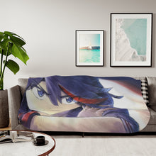 Load image into Gallery viewer, Anime Kill La Kill Sherpa Blanket
