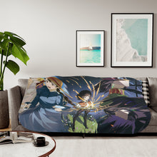 Load image into Gallery viewer, Howl&#39;s Moving Castle Sherpa Blanket
