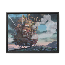 Load image into Gallery viewer, The walking castle Canvas Framed Art Print
