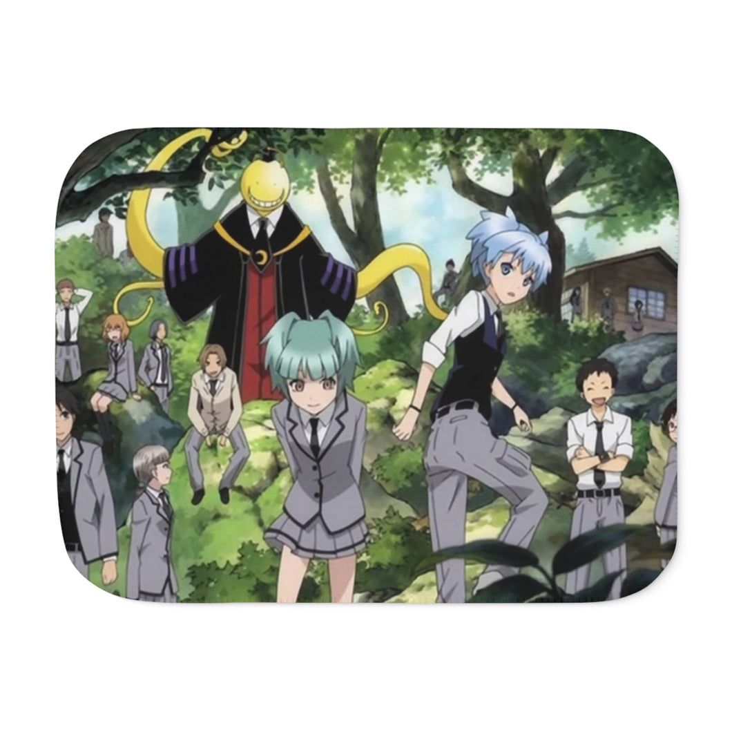 Assassination Classroom Sherpa Blanket