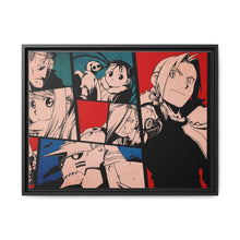 Load image into Gallery viewer, FullMetal Alchemist - Scar , Edward , Alphonse , Winry , Olivier , May  &amp; Shao Canvas Framed Art Print
