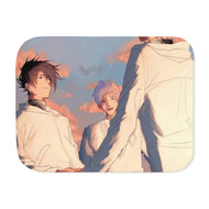 The Promised Neverland Ray, Norman, Emma Sherpa Blanket