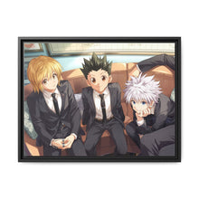 Load image into Gallery viewer, Hunter x Hunter Killua Zoldyck, Kurapika, Gon Freecss Canvas Framed Art Print
