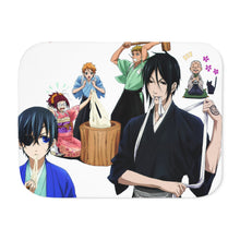 Load image into Gallery viewer, Black Butler Sherpa Blanket
