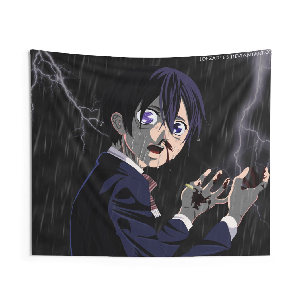 Black Butler Indoor Wall Tapestry