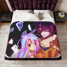 Load image into Gallery viewer, Sora and Shiro Sherpa Blanket
