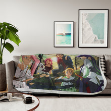 Load image into Gallery viewer, Anime Highschool Of The Dead Sherpa Blanket
