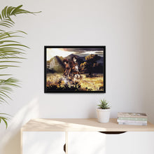 Load image into Gallery viewer, Eren and Levi Canvas Framed Art Print
