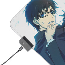 Load image into Gallery viewer, Rin and Yukio Okumura RGB LED Mouse Pad (Desk Mat)
