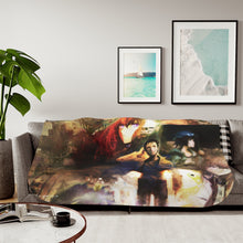 Load image into Gallery viewer, Makise, Kyouma &amp; Mayushi Sherpa Blanket
