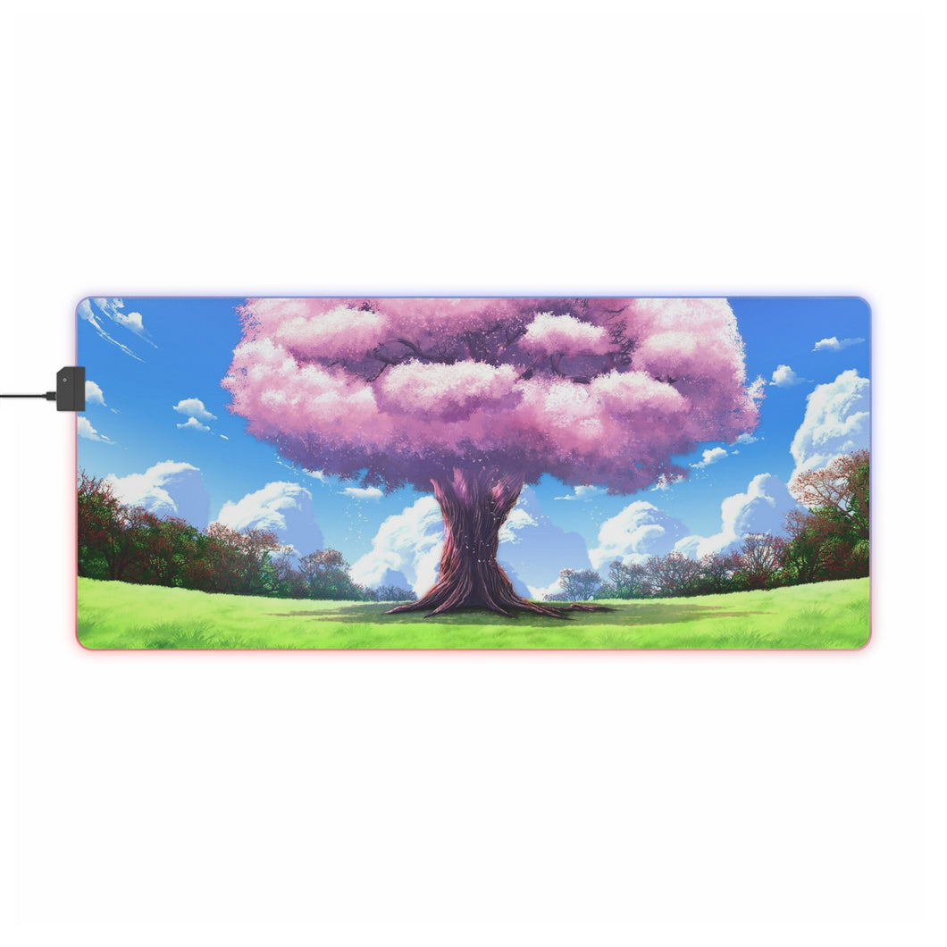 Anime Tree RGB LED Mouse Pad (Desk Mat)