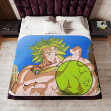 Load image into Gallery viewer, Legendary Super Saiyan Broly Sherpa Blanket
