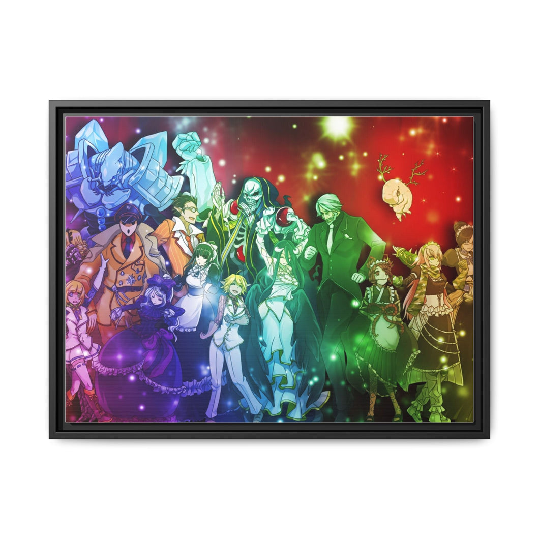 Overlord Albedo, Shalltear Bloodfallen, Narberal Gamma, Demiurge, Sebas Tian Canvas Framed Art Print