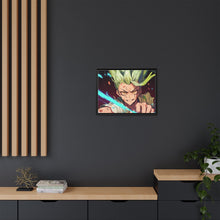 Load image into Gallery viewer, Senku Ishigami - Dr. Stone Anime Background Canvas Framed Art Print
