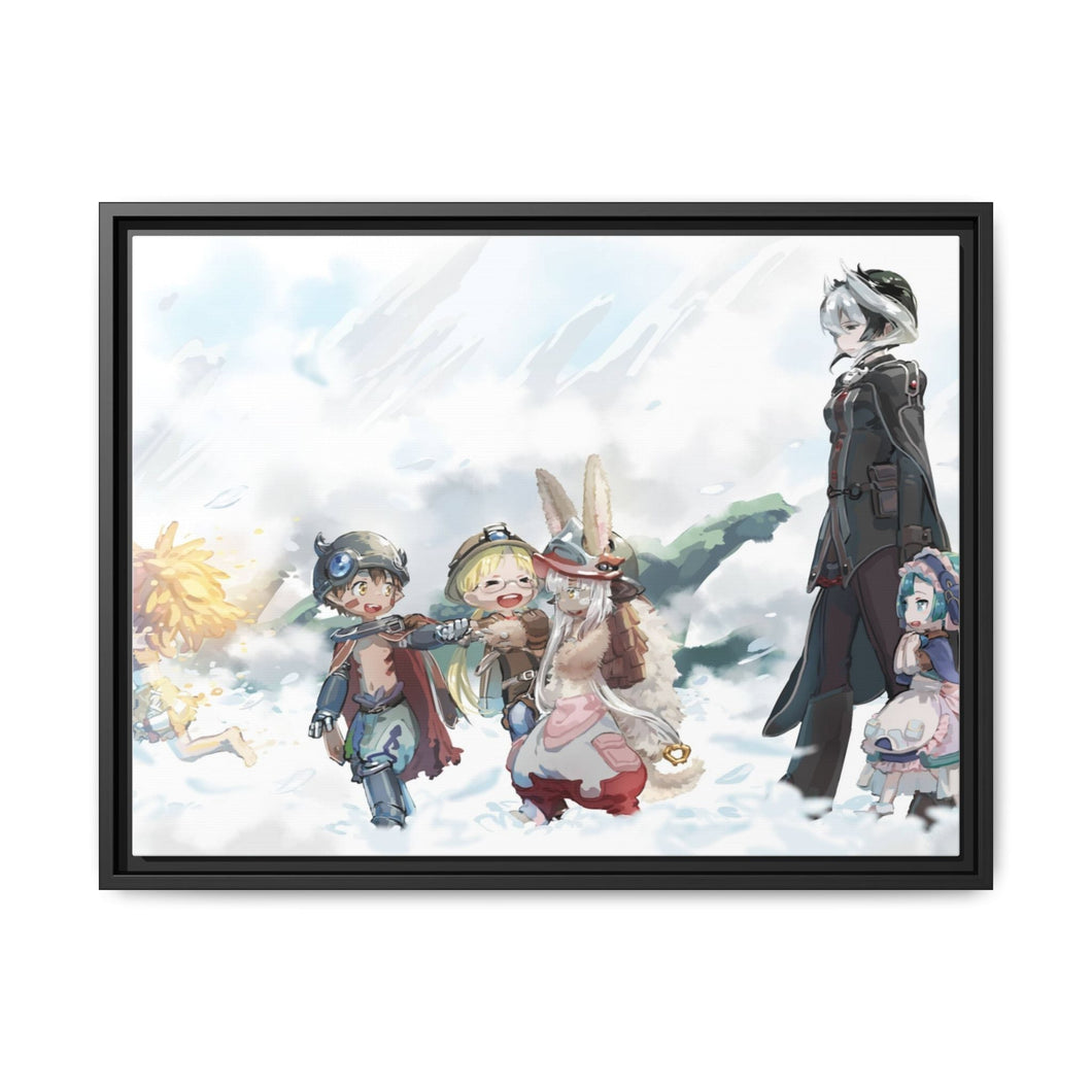 Anime Made In A Canvas Framed Art Print
