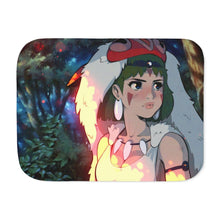 Load image into Gallery viewer, Princess Mononoke Sherpa Blanket
