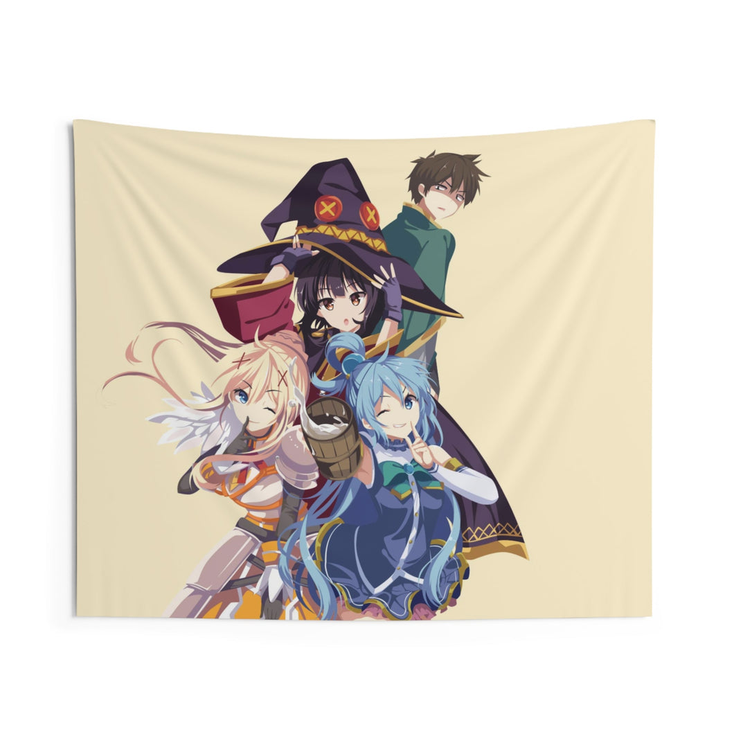 KonoSuba - God’s blessing on this wonderful world!! Indoor Wall Tapestry