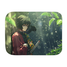 Load image into Gallery viewer, Anime Demon Slayer: Kimetsu no Yaiba Sherpa Blanket
