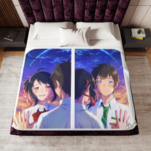 Load image into Gallery viewer, Anime Your Name. Sherpa Blanket

