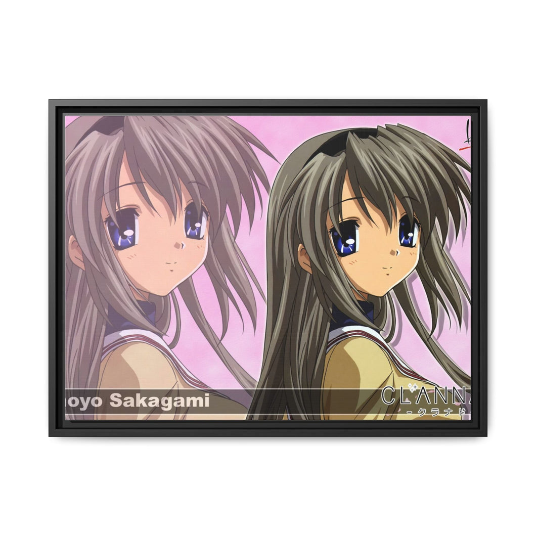 Clannad Tomoyo Sakagami Canvas Framed Art Print