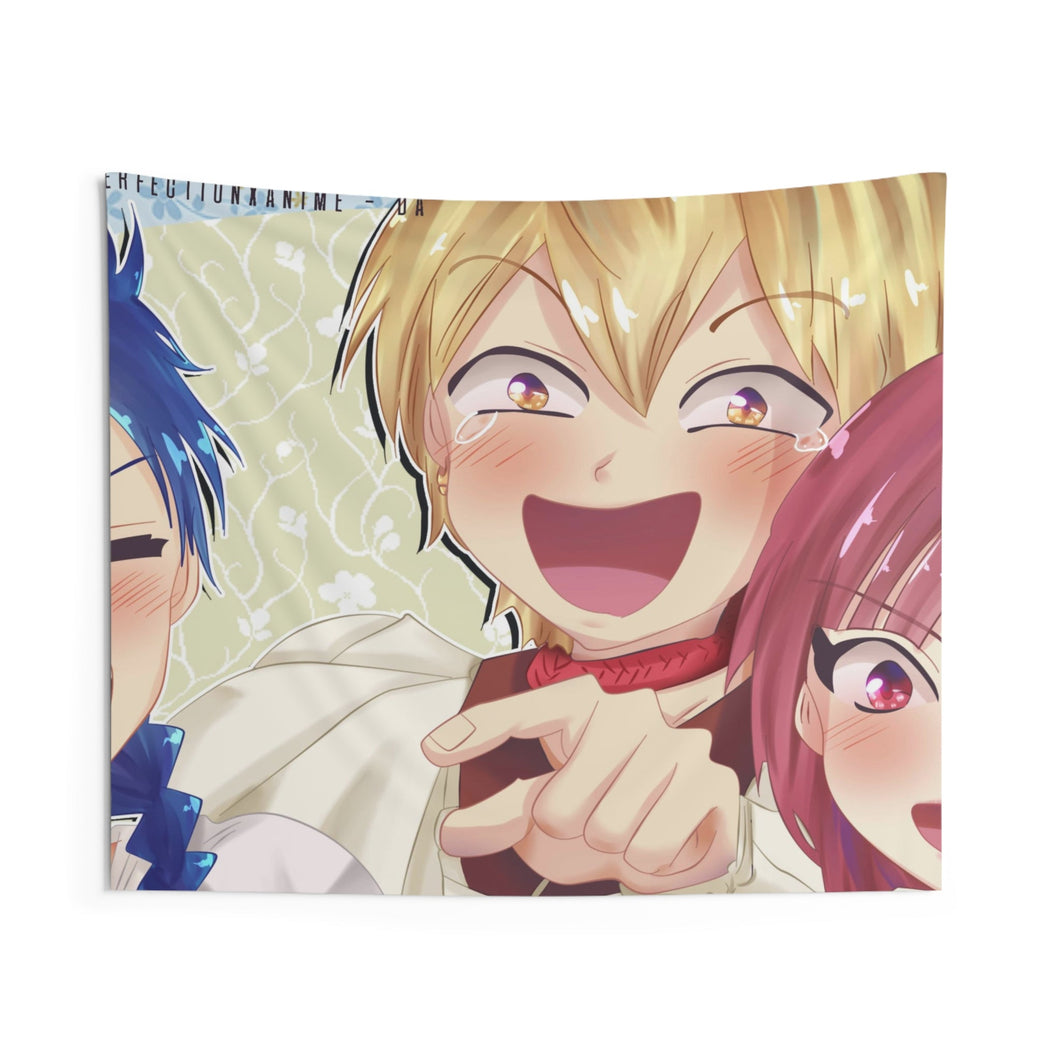 Magi: The Labyrinth Of Magic Morgiana, Alibaba Saluja, Aladdin, Japanese Desk Mat Indoor Wall Tapestry