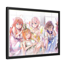 Load image into Gallery viewer, The Quintessential Quintuplets Miku Nakano, Itsuki Nakano, Nino Nakano, Yotsuba Nakano, Ichika Nakano Canvas Framed Art Print

