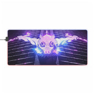 Inosuke dual sword RGB LED Mouse Pad (Desk Mat)