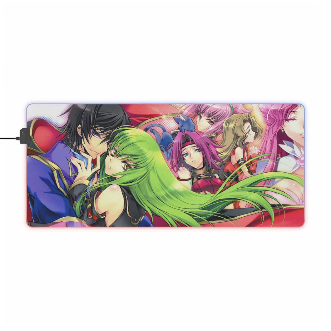 Code Geass Lelouch Lamperouge, Euphemia Li Britannia, Cornelia Li Britannia RGB LED Mouse Pad (Desk Mat)