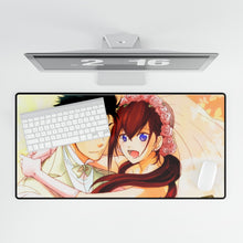 Load image into Gallery viewer, Makise Kurisu &amp; Rintaro Okabe Wedding Night Mouse Pad (Desk Mat)

