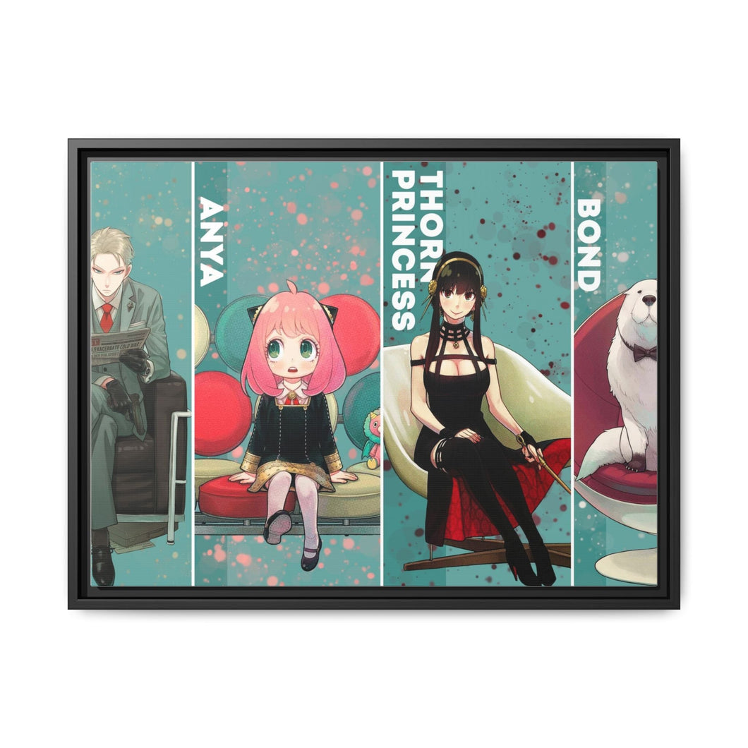 Anime Spy x Family Canvas Framed Art Print