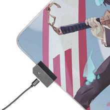 Load image into Gallery viewer, Blue Exorcist RGB LED Mouse Pad (Desk Mat)
