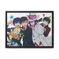 Blue Exorcist Canvas Framed Art Print