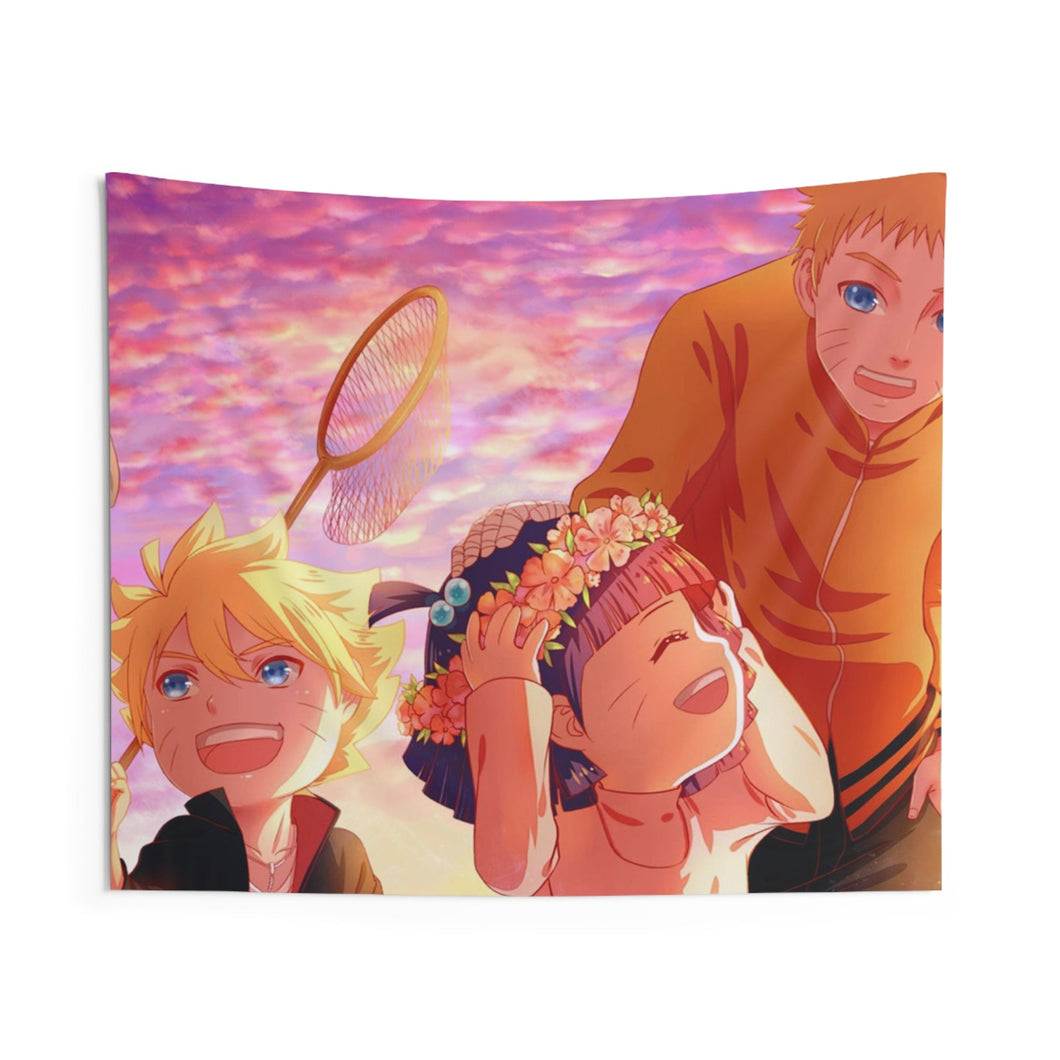 Naruto's family Indoor Wall Tapestry