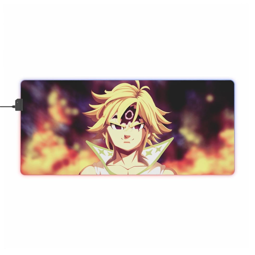 The Seven Deadly Sins Meliodas RGB LED Mouse Pad (Desk Mat)