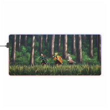 Load image into Gallery viewer, Tanjiro, Zenitsu, Inosuke RGB LED Mouse Pad (Desk Mat)
