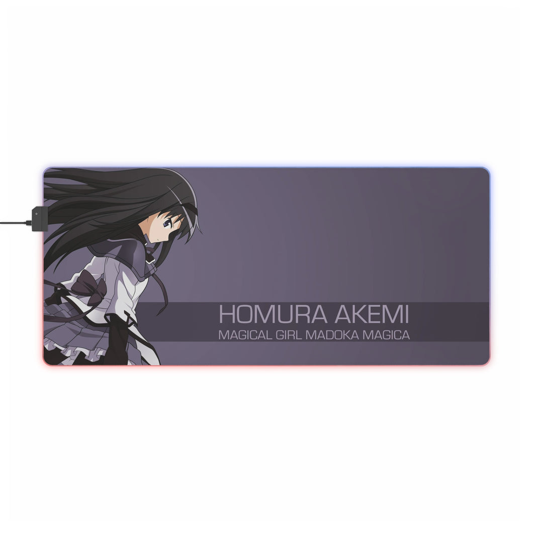Puella Magi Madoka Magica Homura Akemi RGB LED Mouse Pad (Desk Mat)