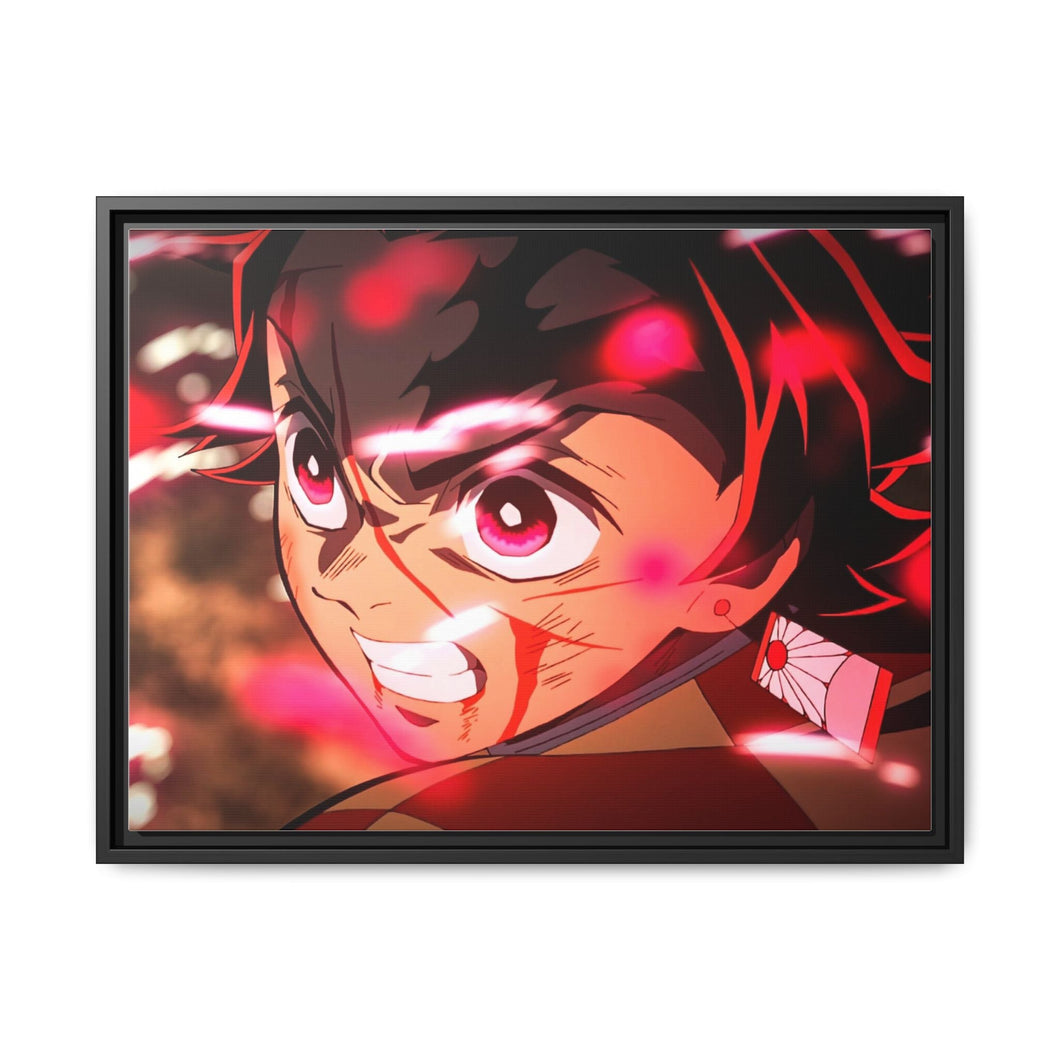 Tanjiro Canvas Framed Art Print